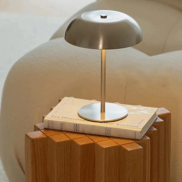 Cordless mushroom table lamp (seller photo from the AliExpress listing)