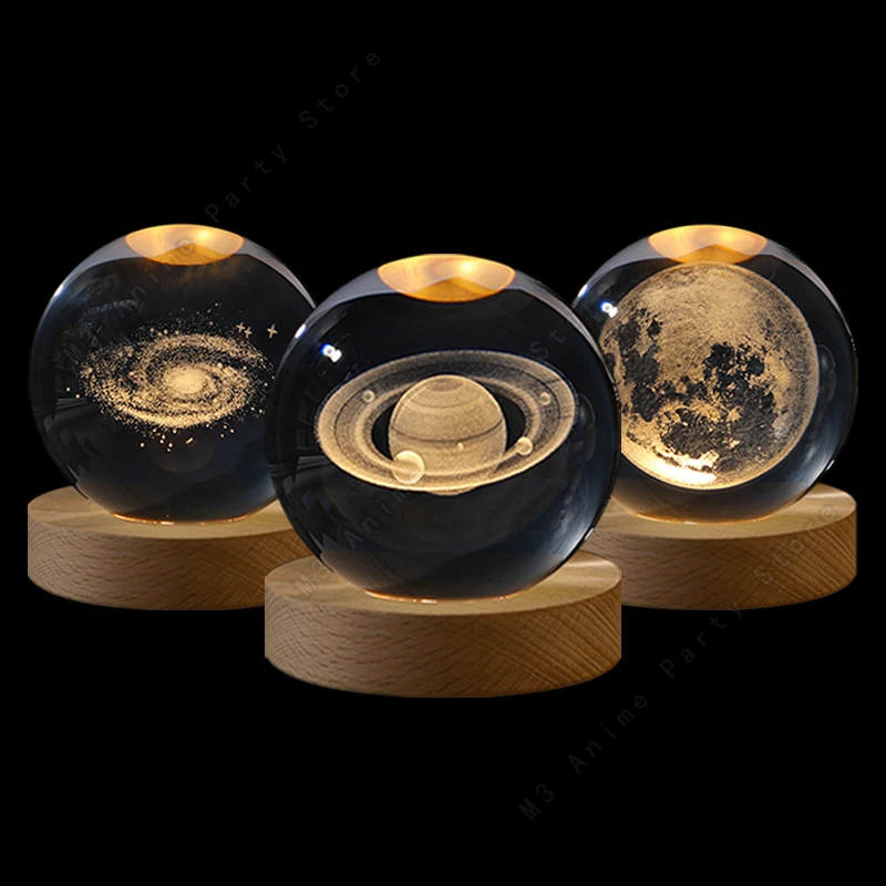 Crystal ball galaxy lamp (seller photo from the AliExpress listing)