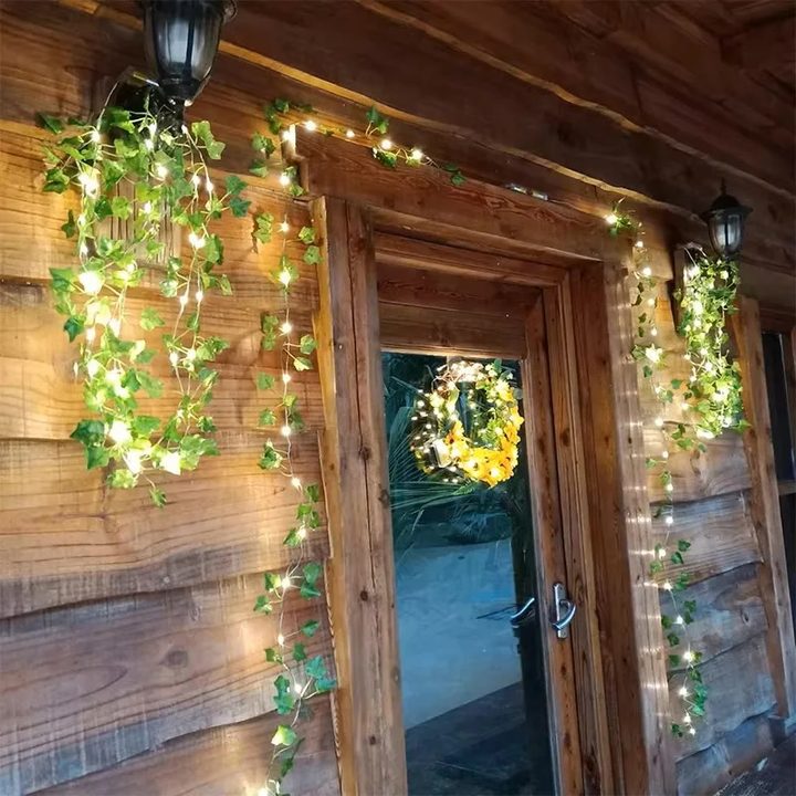Ivy vine fairy lights (2 m) (seller photo from the AliExpress listing)