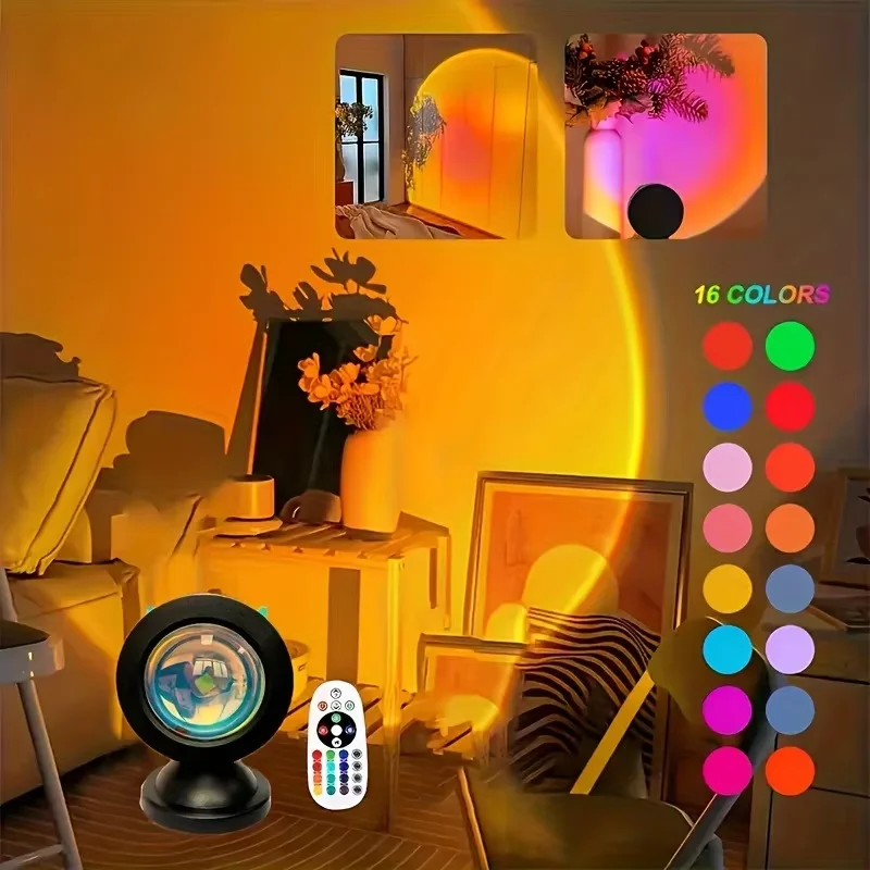 Sunset projection lamp (seller photo from the AliExpress listing)