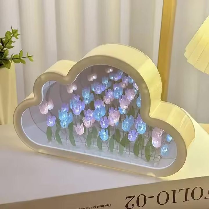 Tulip cloud night light (seller photo from the AliExpress listing)